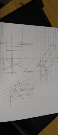 モデルルーム工事 階段